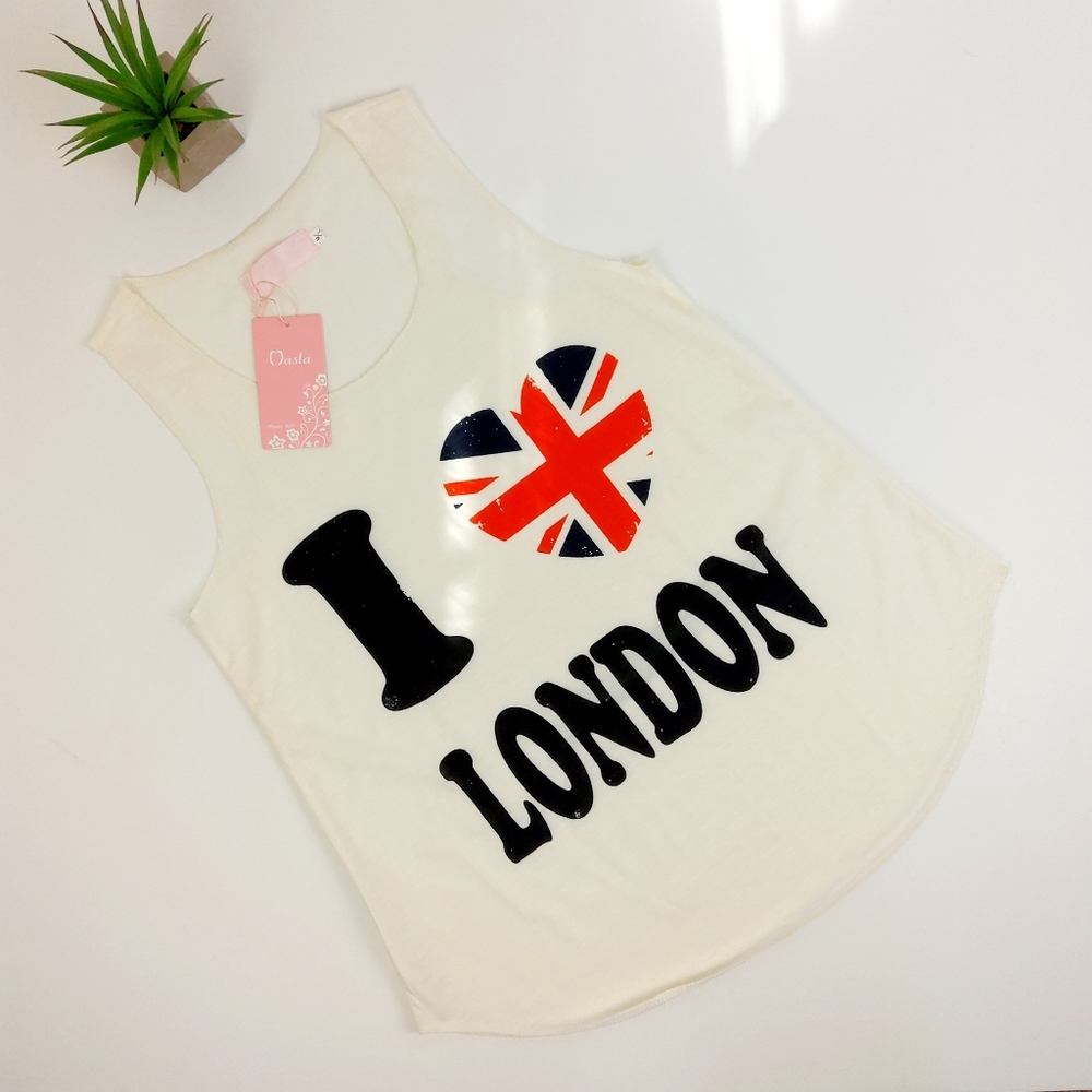 I love London Tank Top Size M/L